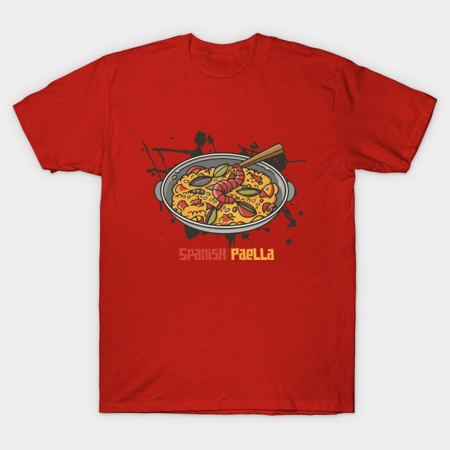 National Spanish Paella Day – March T-Shirt by irfankokabi